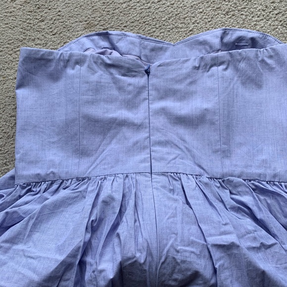 Jcrew strapless 100% cotton dress size 00 - Picture 6 of 7